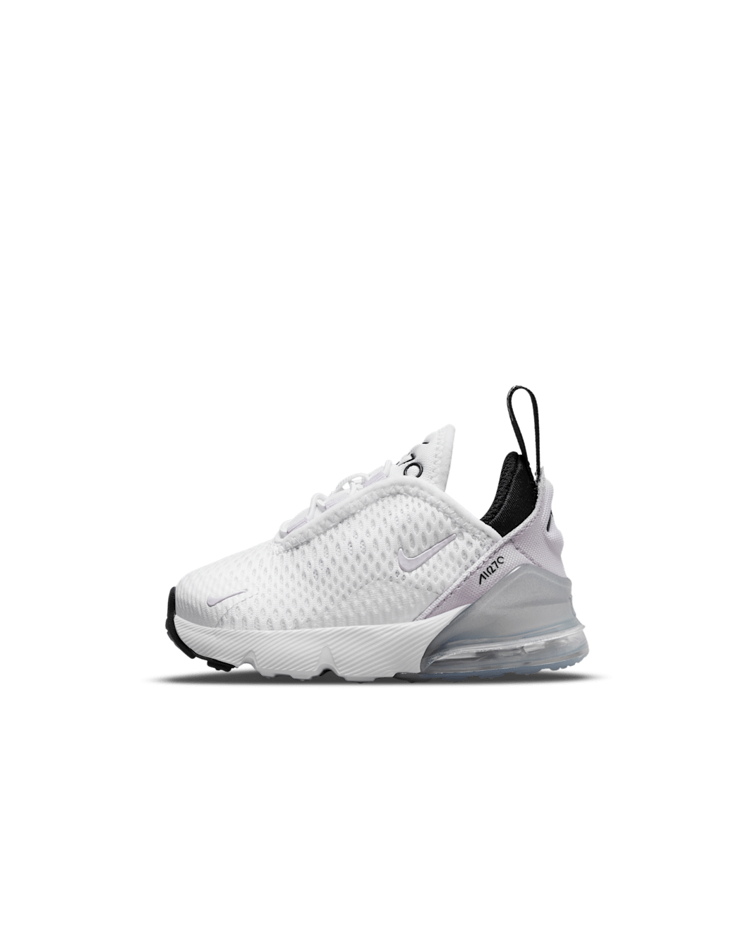 Chaussure Nike Air Max 270 pour Bébé et Petit enfant - Blanc/Noir/Metallic Silver/Pure Violet