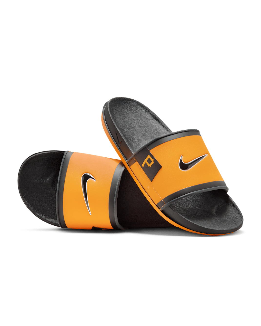 Nike Offcourt (Pittsburgh Pirates) Offcourt Slides - Sundown/Dark Smoke Grey/Black