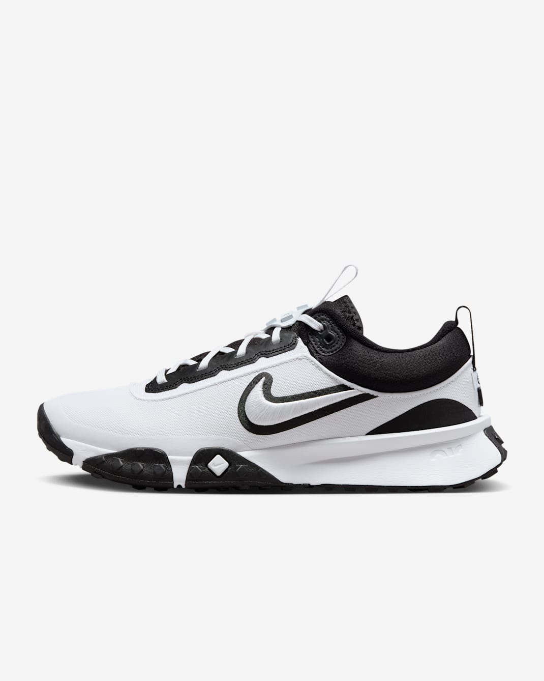 Nike Air Diamond Varsity Turf Tenis de béisbol para hombre - Blanco/Negro