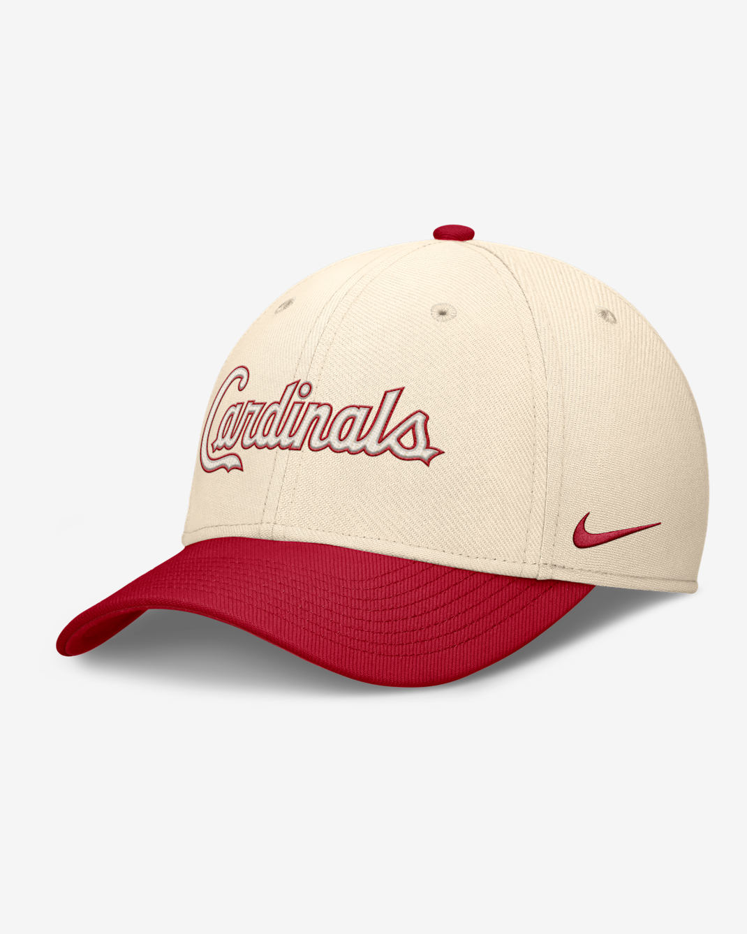 St. Louis Cardinals Statement Rise Swoosh Men's Nike Dri-FIT MLB Hat - Natural