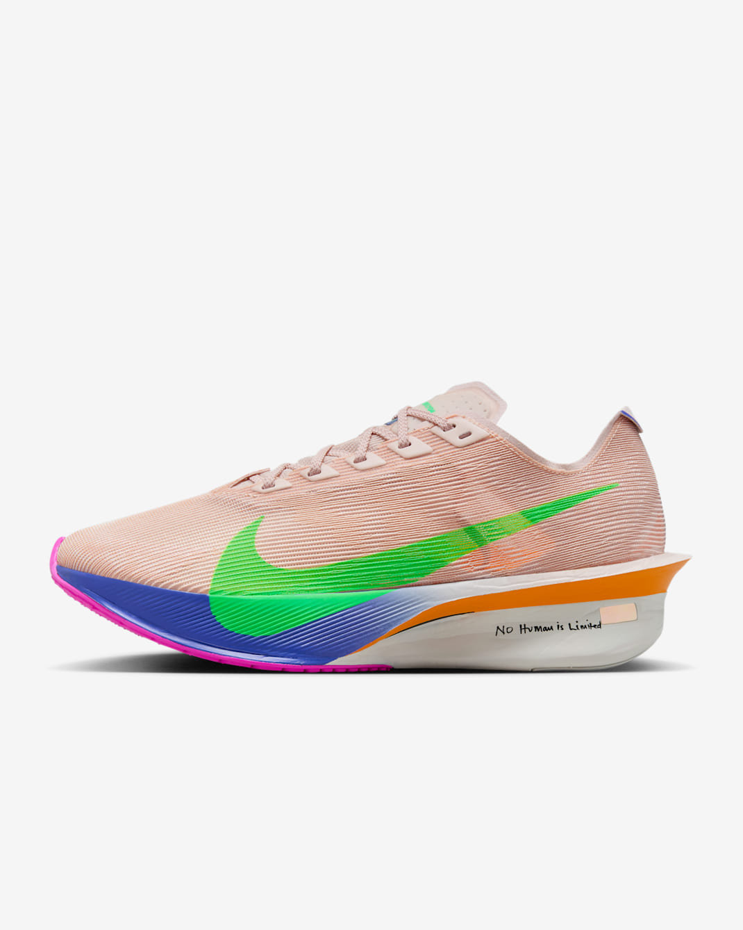 Nike Vaporfly 4 'Eliud Kipchoge' Women's Road Racing Shoes - Silt Red/Fire Pink/Bright Ceramic/Green Shock