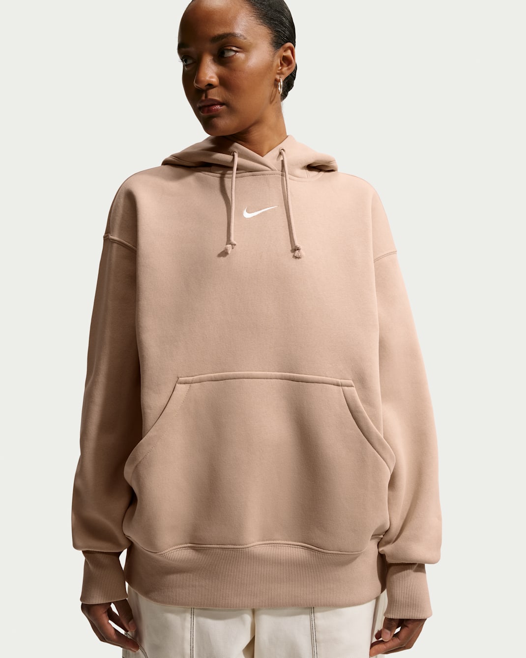 Nike Sportswear Phoenix Fleece Women's Oversized Pullover Hoodie - Linen/Sail