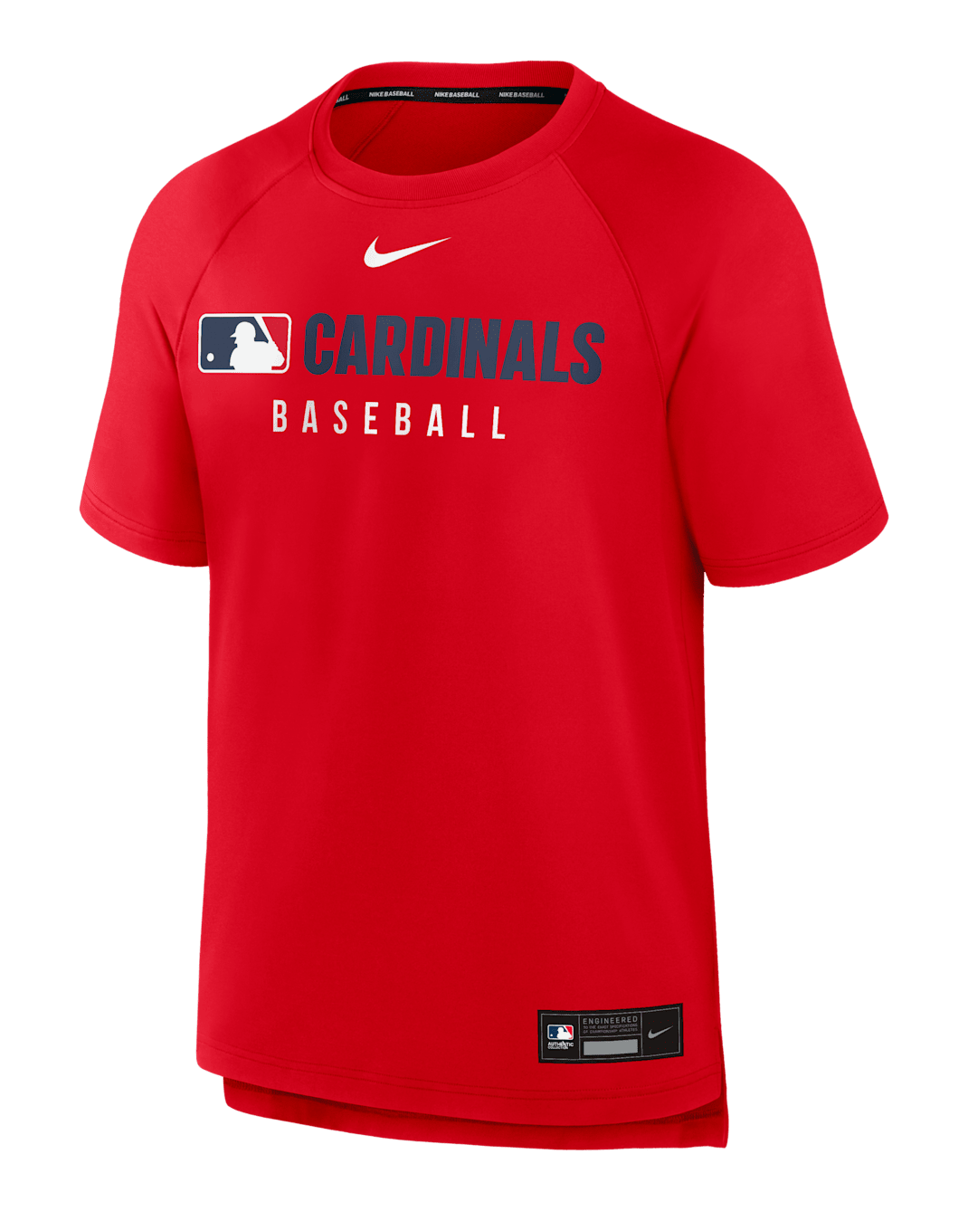 Playera Nike Dri-FIT de la MLB para hombre St. Louis Cardinals Authentic Collection Pregame - Rojo