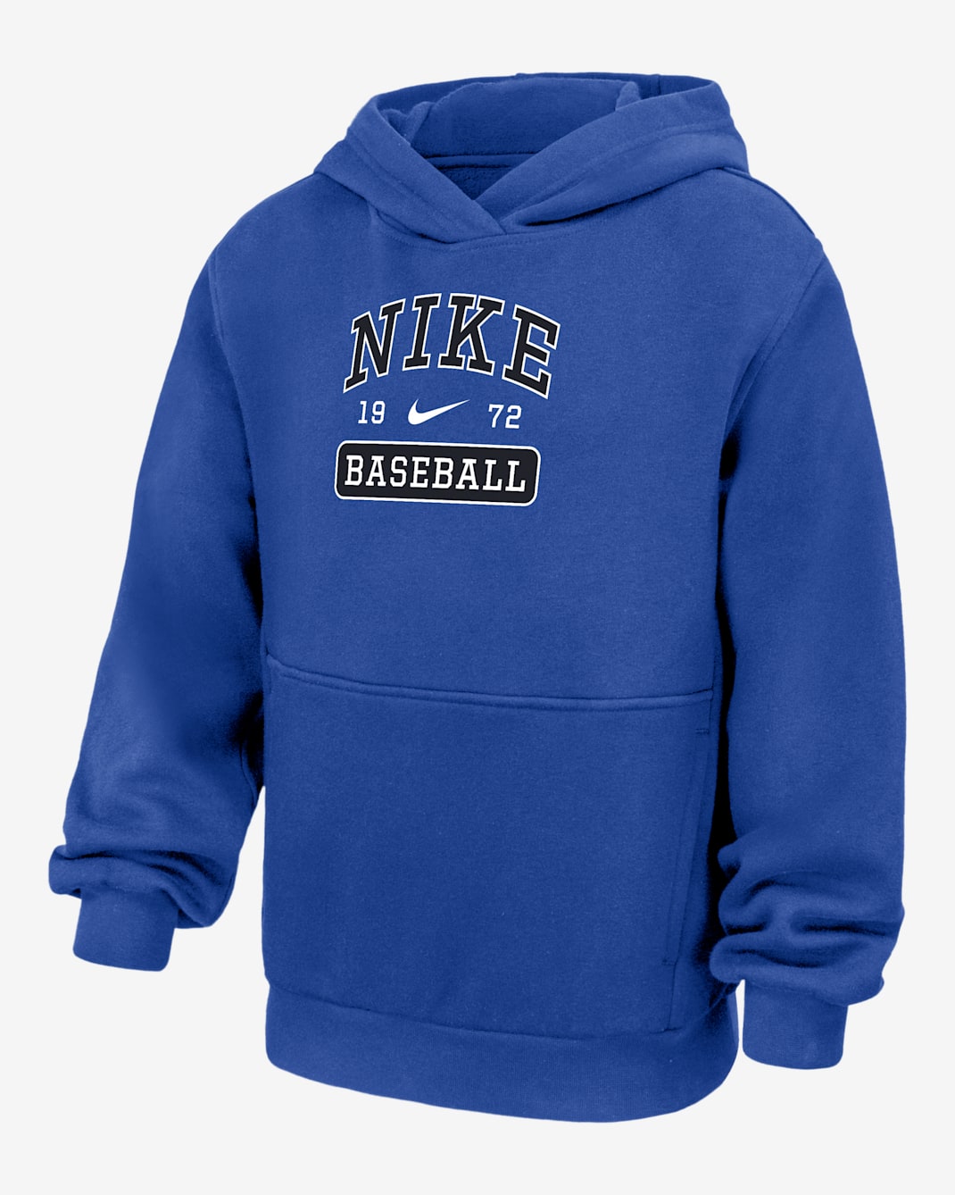Sudadera con gorro sin cierre de béisbol para niños talla grande Nike Club Fleece - Royal juego