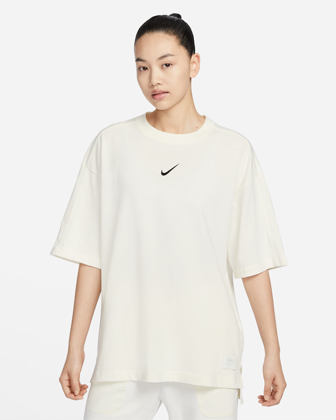 Nike Sportswear City Utility Women's Oversized Short-Sleeve Top - Sail/Light Silver/Light Silver/Black