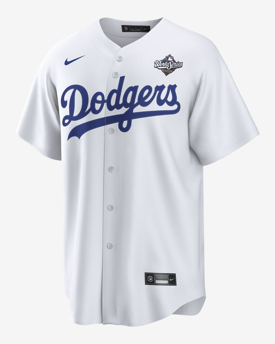 Los Angeles Dodgers 2025 World Series Participant Men's Nike MLB Replica Jersey - White