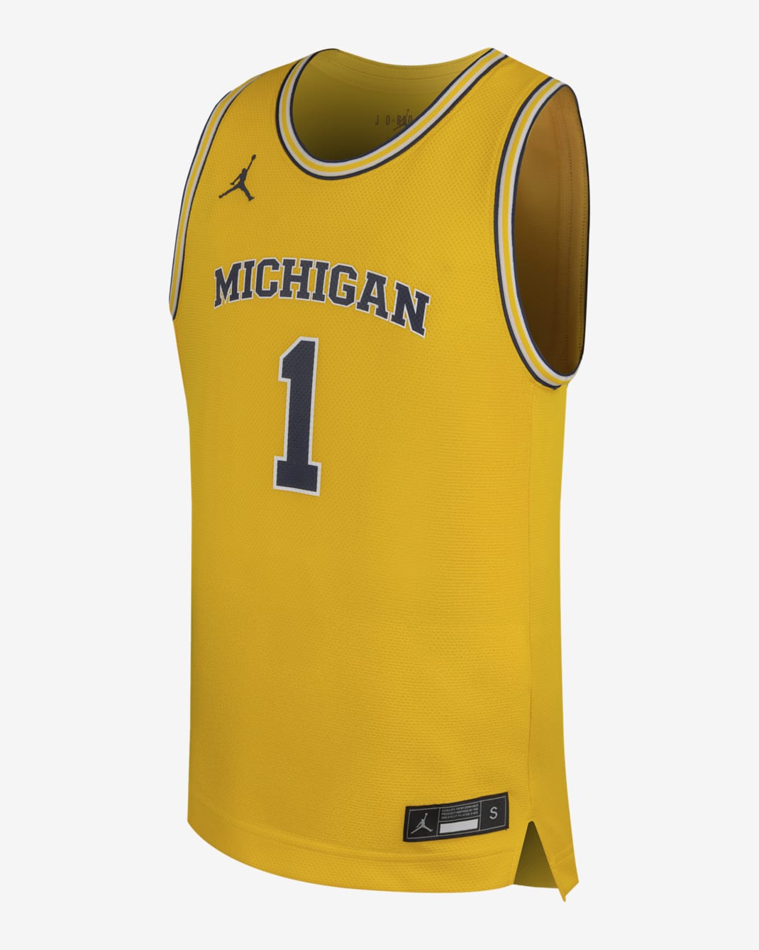 Michigan Wolverines Big Kids' Nike Basketball Replica Jersey - Amarillo