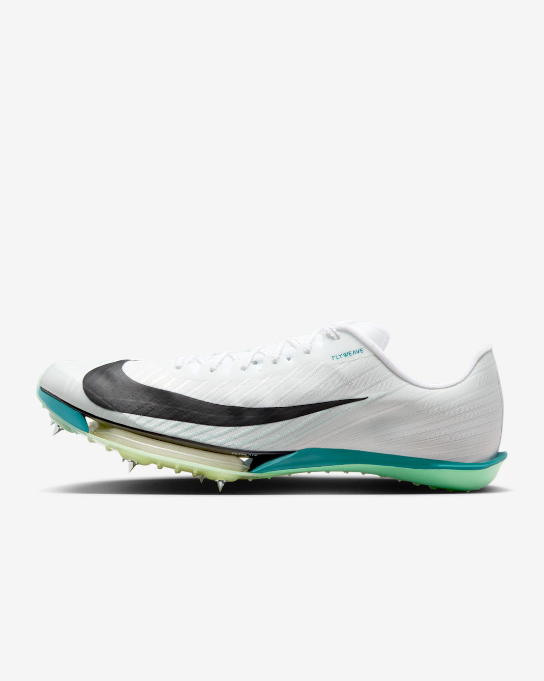 Chaussure de sprint à pointes Nike Maxfly 2 - Blanc/Bright Spruce/Barely Green/Noir