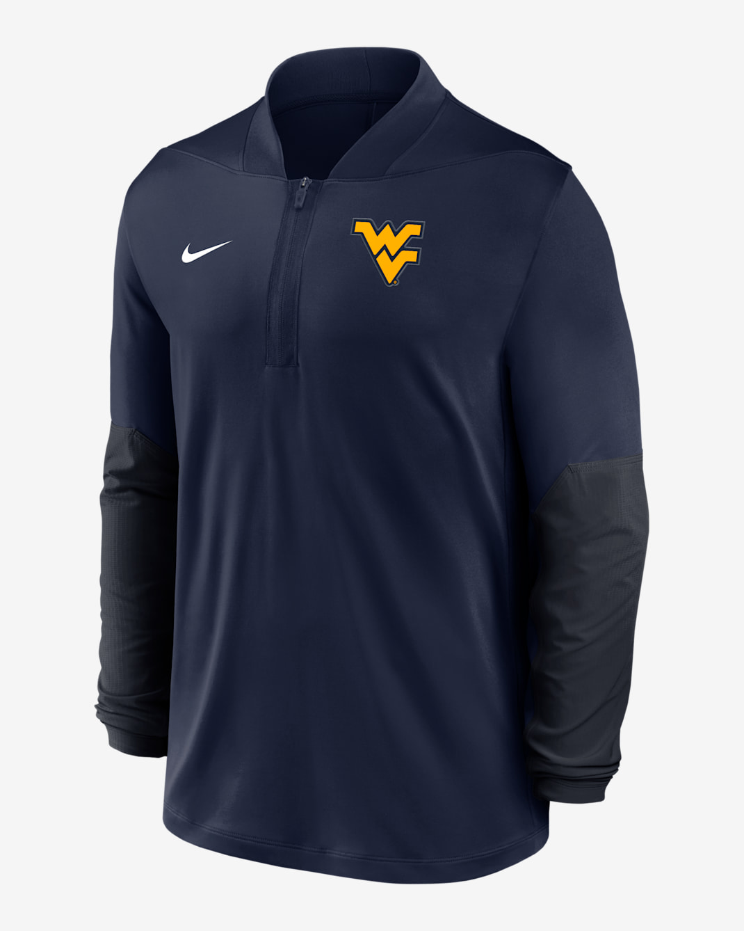 West Virginia Men's Nike Dri-FIT College 1/2-Zip Top - Navy