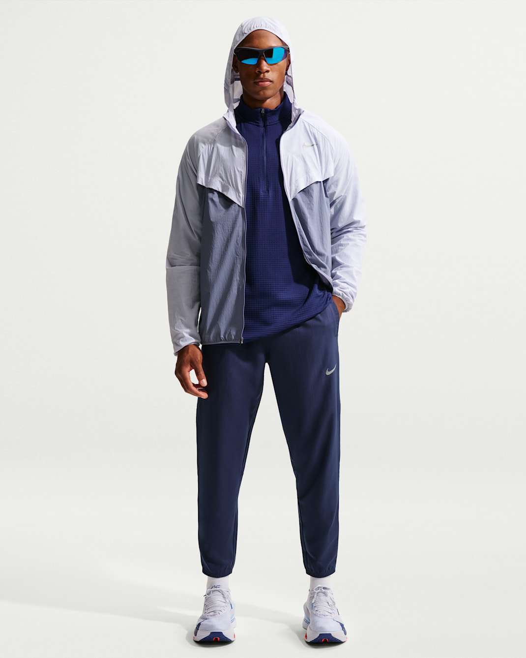 Nike Challenger Dri-FIT geweven hardloopbroek voor heren - Midnight Navy/Zwart