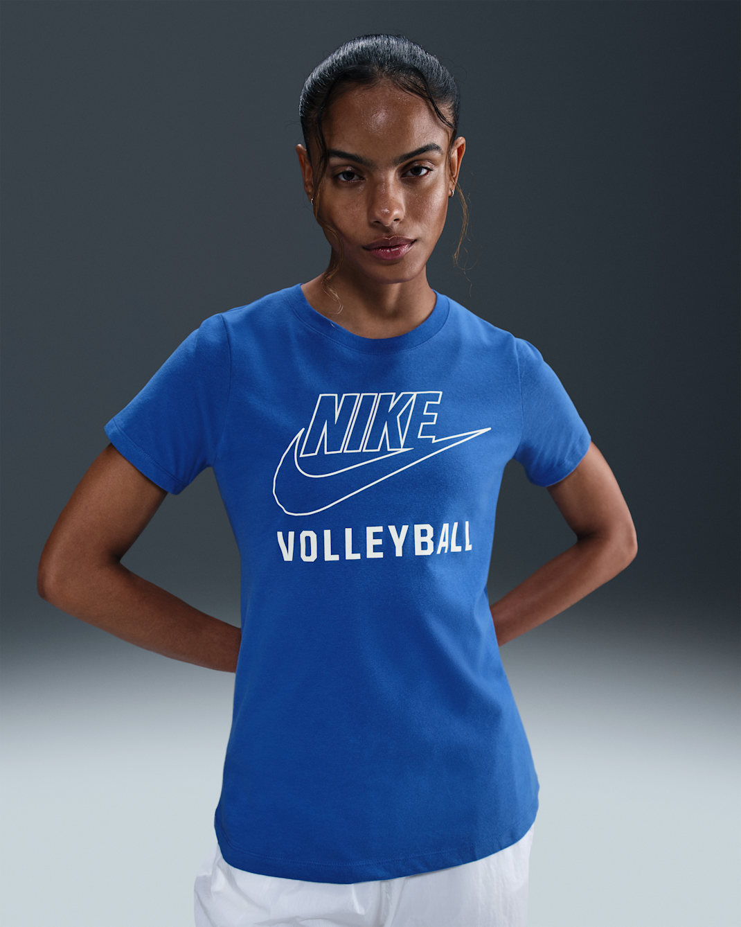 Playera de vóleibol para mujer Nike Swoosh - Royal juego