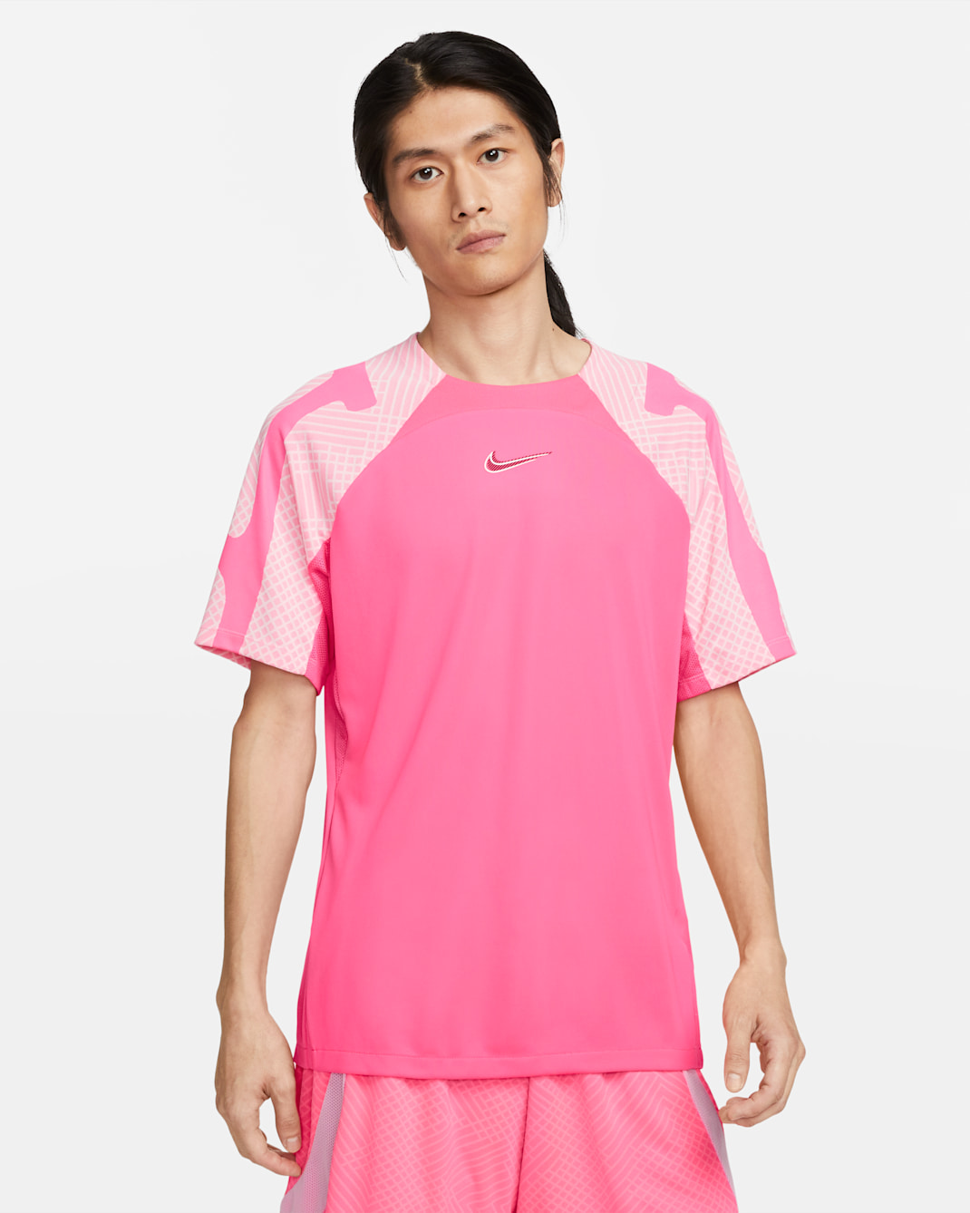 Nike Dri-FIT Strike Men's Football Top - Hyper Pink/Hyper Pink/White