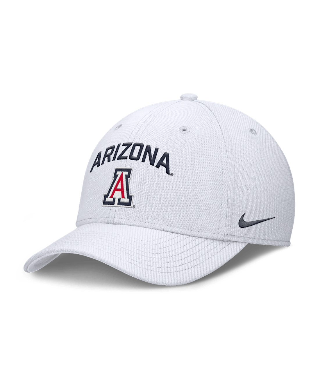 Arizona On-Field Rise Swoosh Men's Nike Dri-FIT College Hat - White