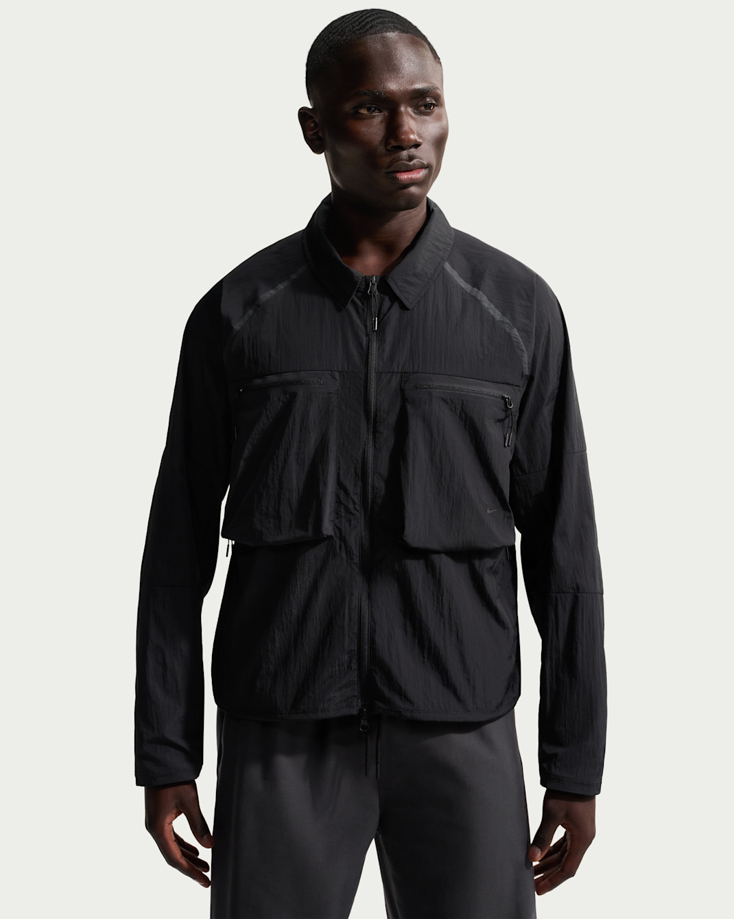 Nike Tech Men's Long-Sleeve Utility Shirt - Black/Black