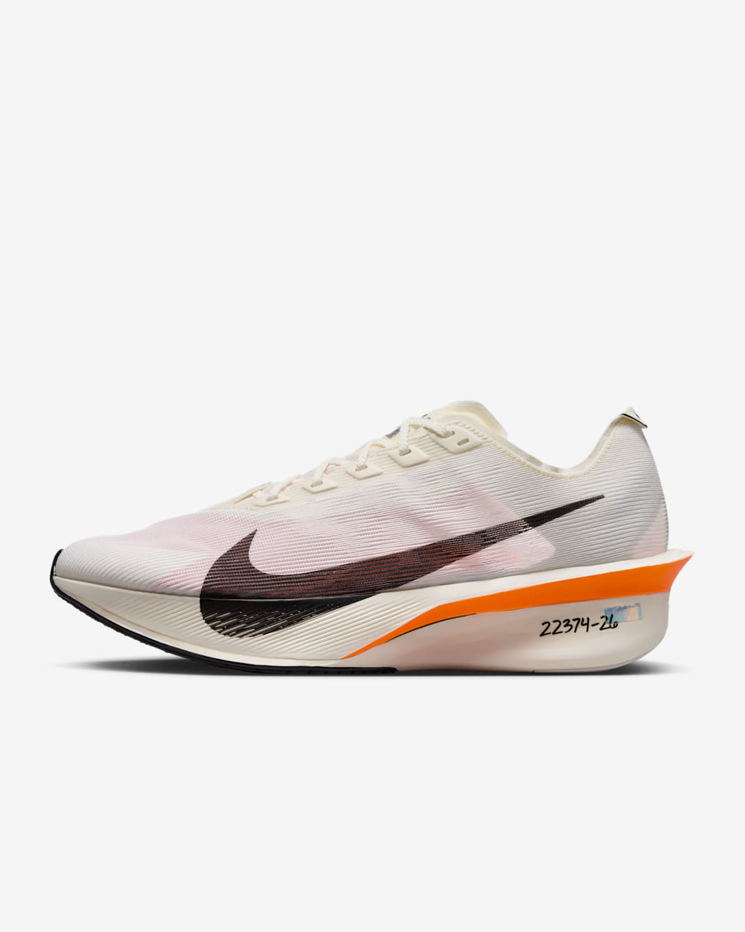Nike Vaporfly 4 Proto Men's Road Racing Shoes - Sail/Total Orange/White/Black