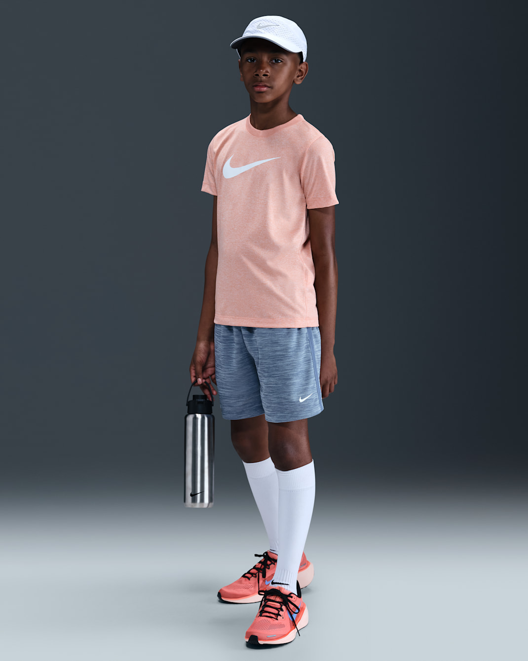 Nike Multi Older Kids' (Boys') Dri-FIT Shorts - World Indigo/Celestine Blue/White