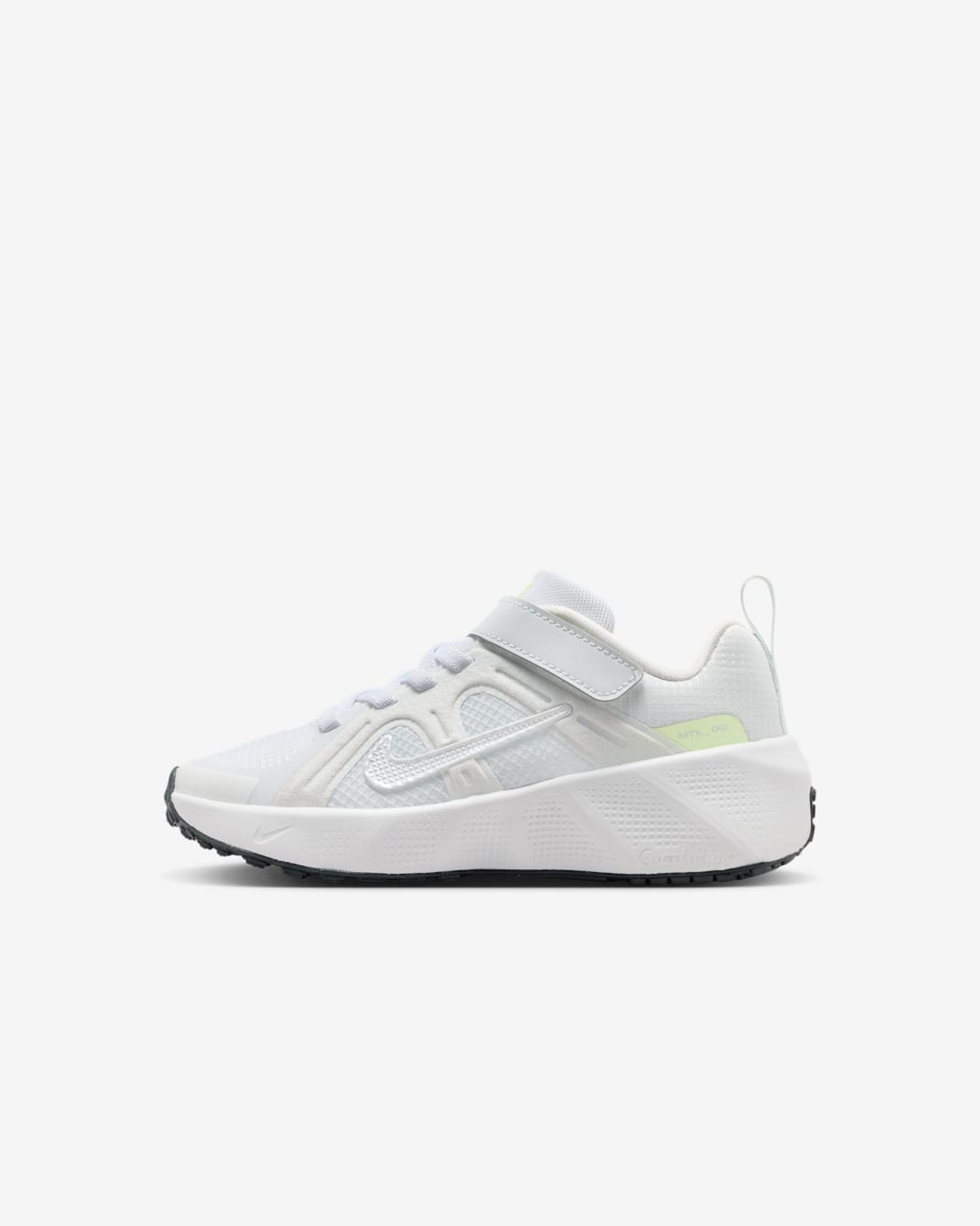 Nike Metro Tek Little Kids' Shoes - White/Summit White/Off White/Metallic Summit White