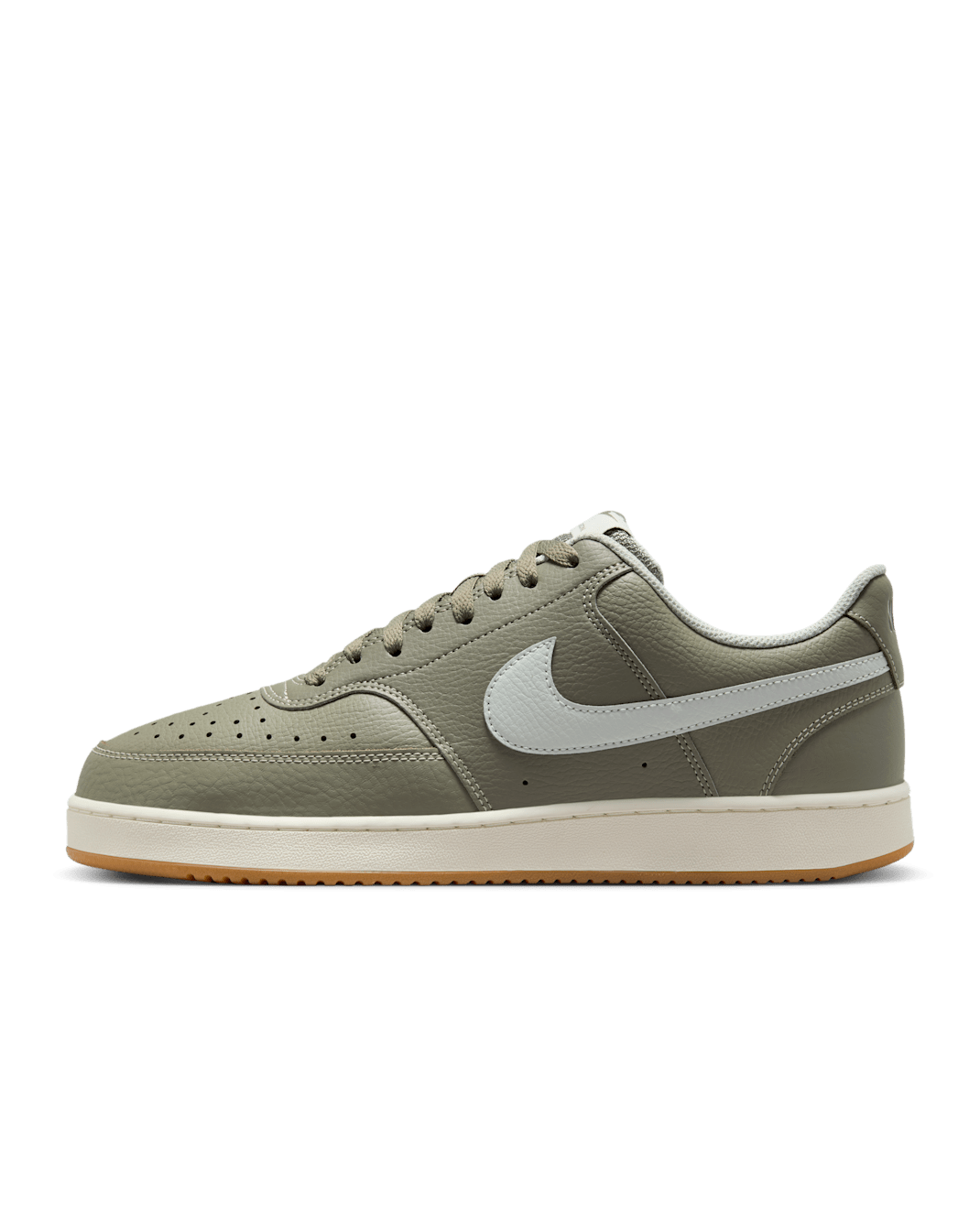 Nike Court Vision Low Shoes - Light Army/Sail/Gum Light Brown/Light Silver