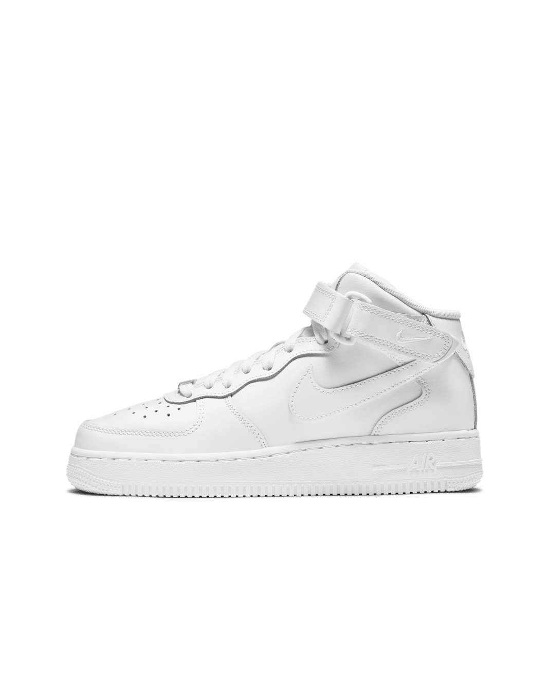 Nike Air Force 1 Mid LE Older Kids' Shoe - White/White