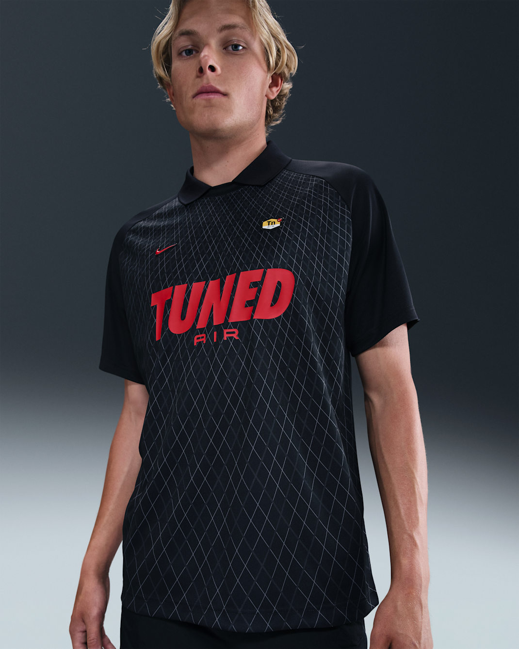 Nike Sportswear Herren-Fußballtrikot - Schwarz/University Red