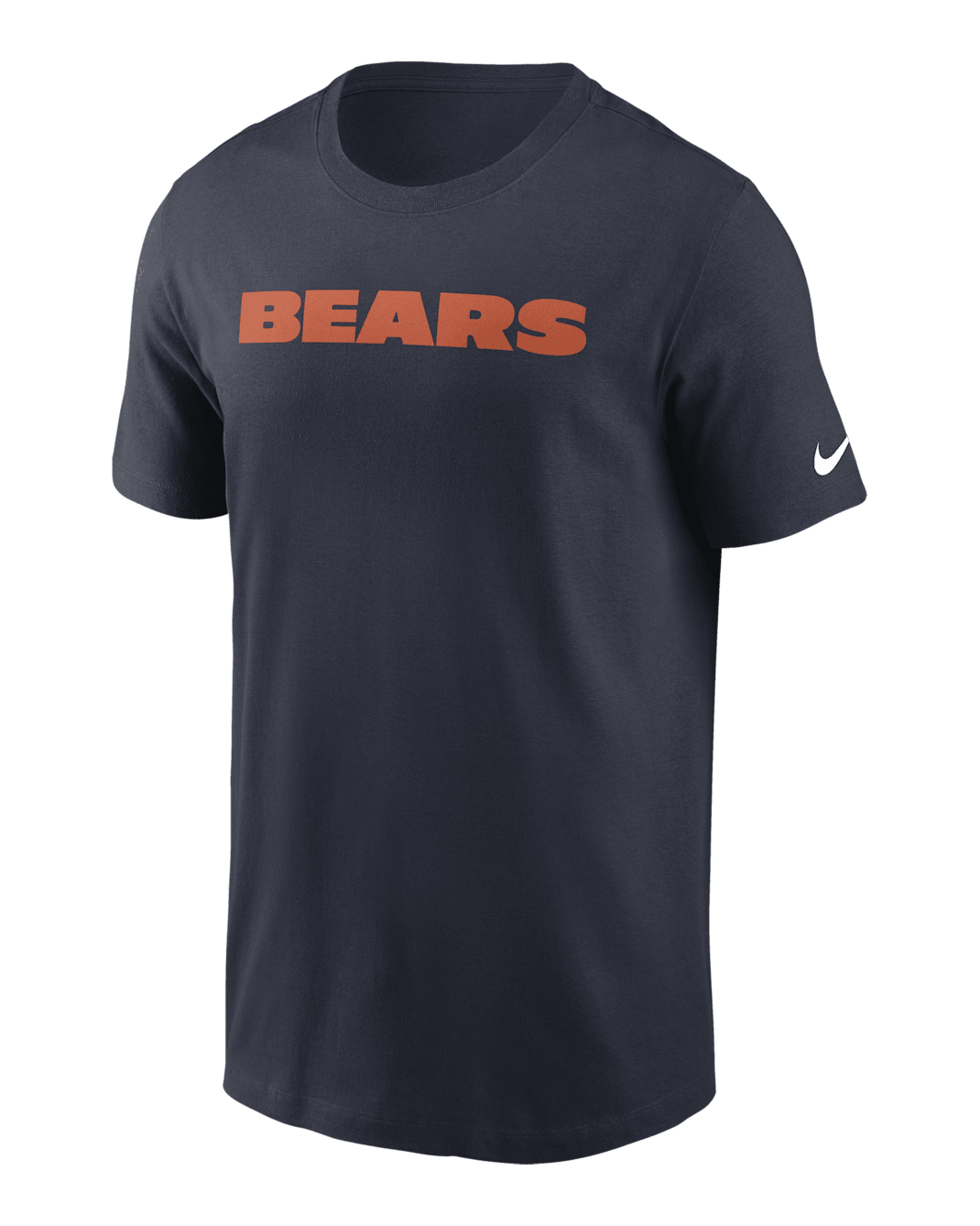 Chicago Bears Primetime Wordmark Essential Men's Nike NFL T-Shirt - Blue