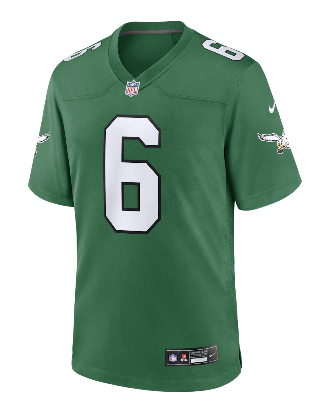 Jersey de fútbol americano Nike de la NFL Game para hombre DeVonta Smith Philadelphia Eagles - Verde Kelly
