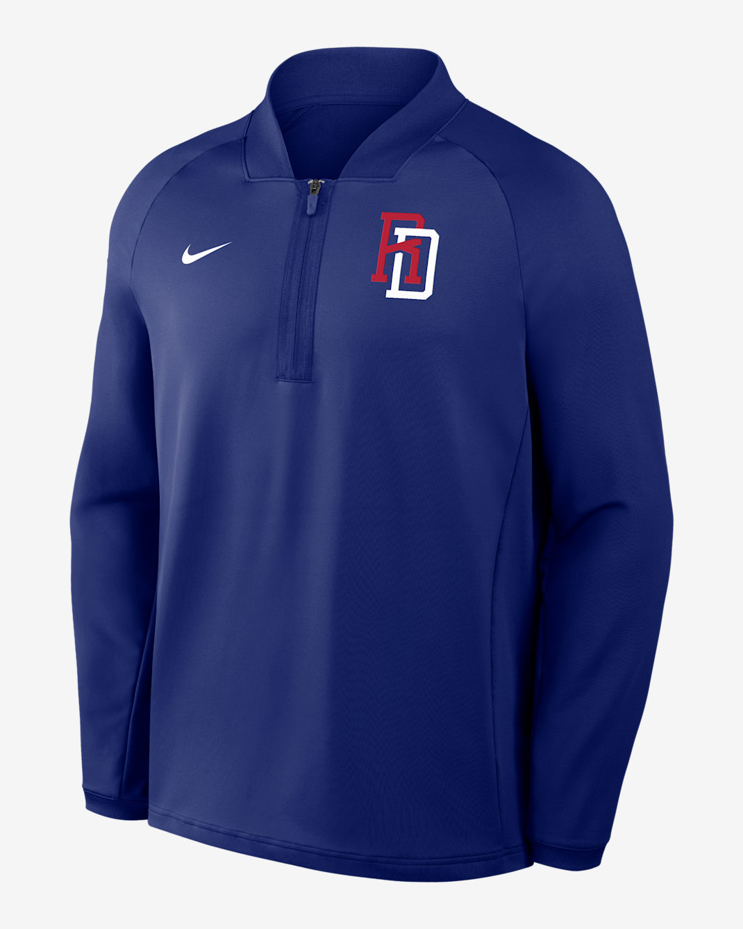 Dominican Republic National Baseball Team 2026 World Baseball Classic Men's Nike Dri-FIT 1/2-Zip Long-Sleeve Top - Royal