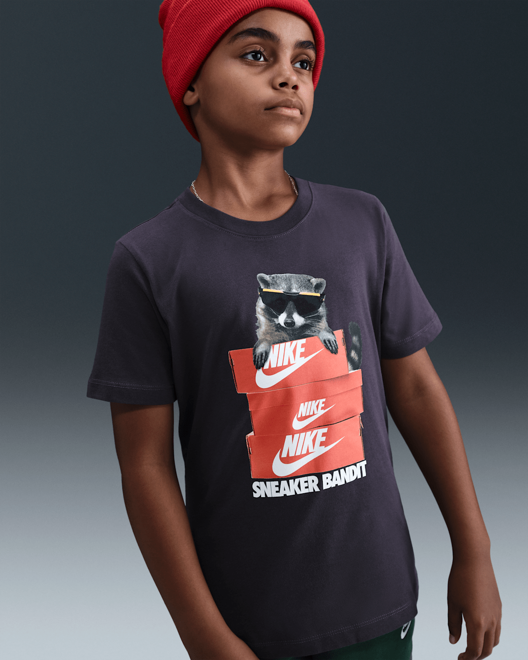 Nike Sportswear Older Kids' T-Shirt - Cave Purple