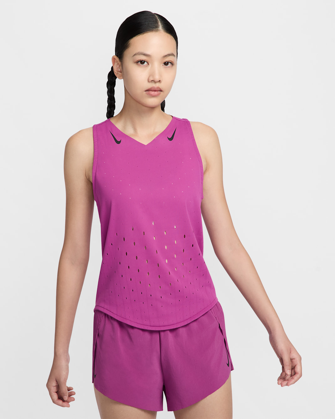 Nike AeroSwift Women's Dri-FIT ADV Running Vest - Hot Fuchsia/Black