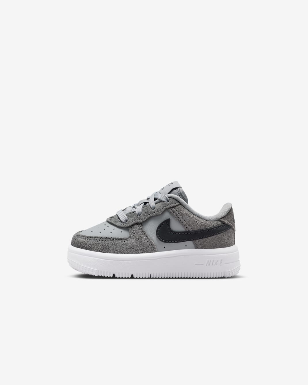 Nike Force 1 Low Essential+ Baby/Toddler Shoes - Light Smoke Grey/Smoke Grey/Dark Smoke Grey
