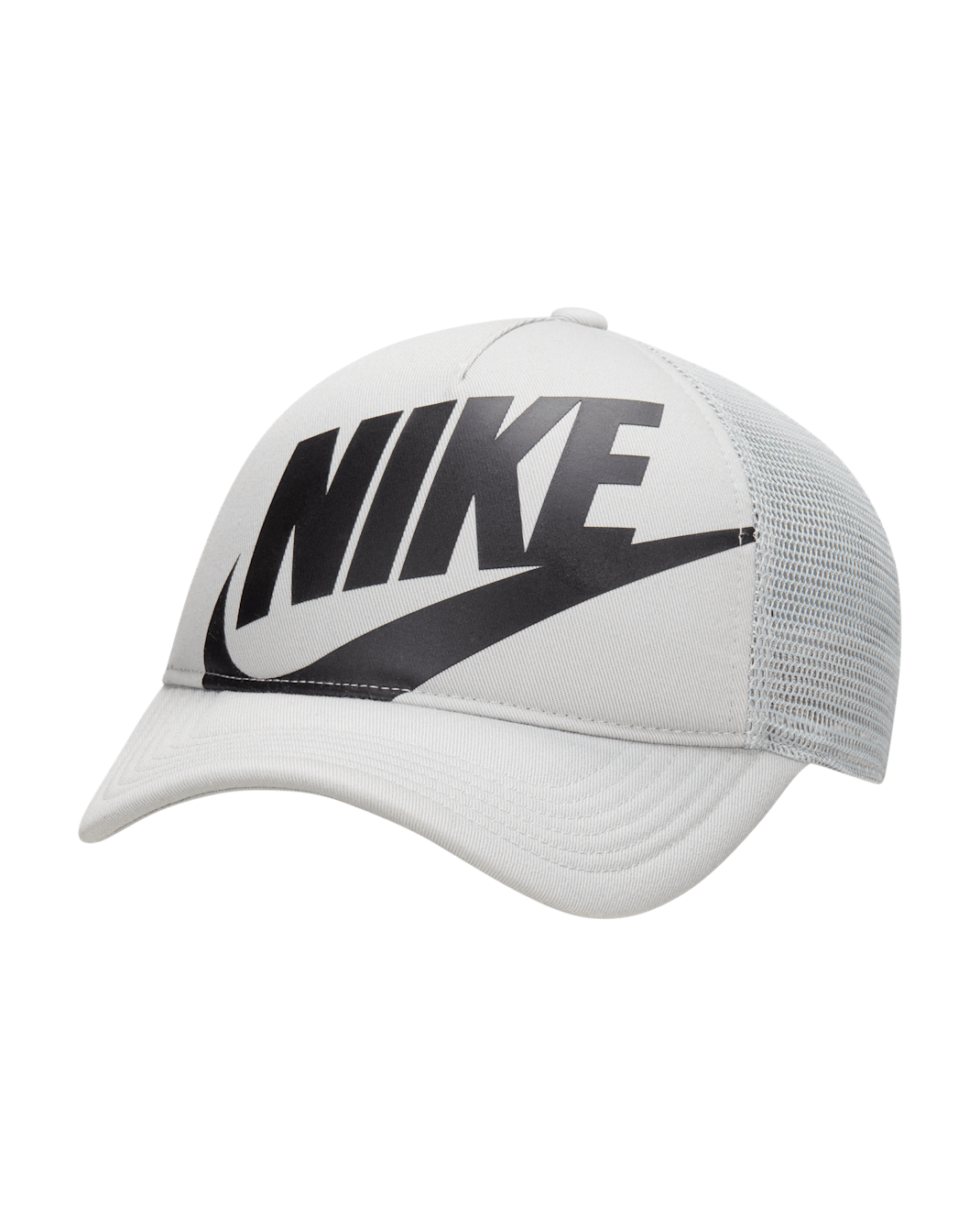 Nike Rise Kids' Structured Trucker Cap - Light Smoke Grey/Light Smoke Grey/Black