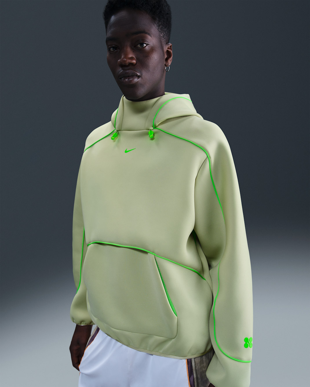Nike Project F.R.O.G. Men's Pullover Hoodie - Olive Aura/Green Strike/Green Strike