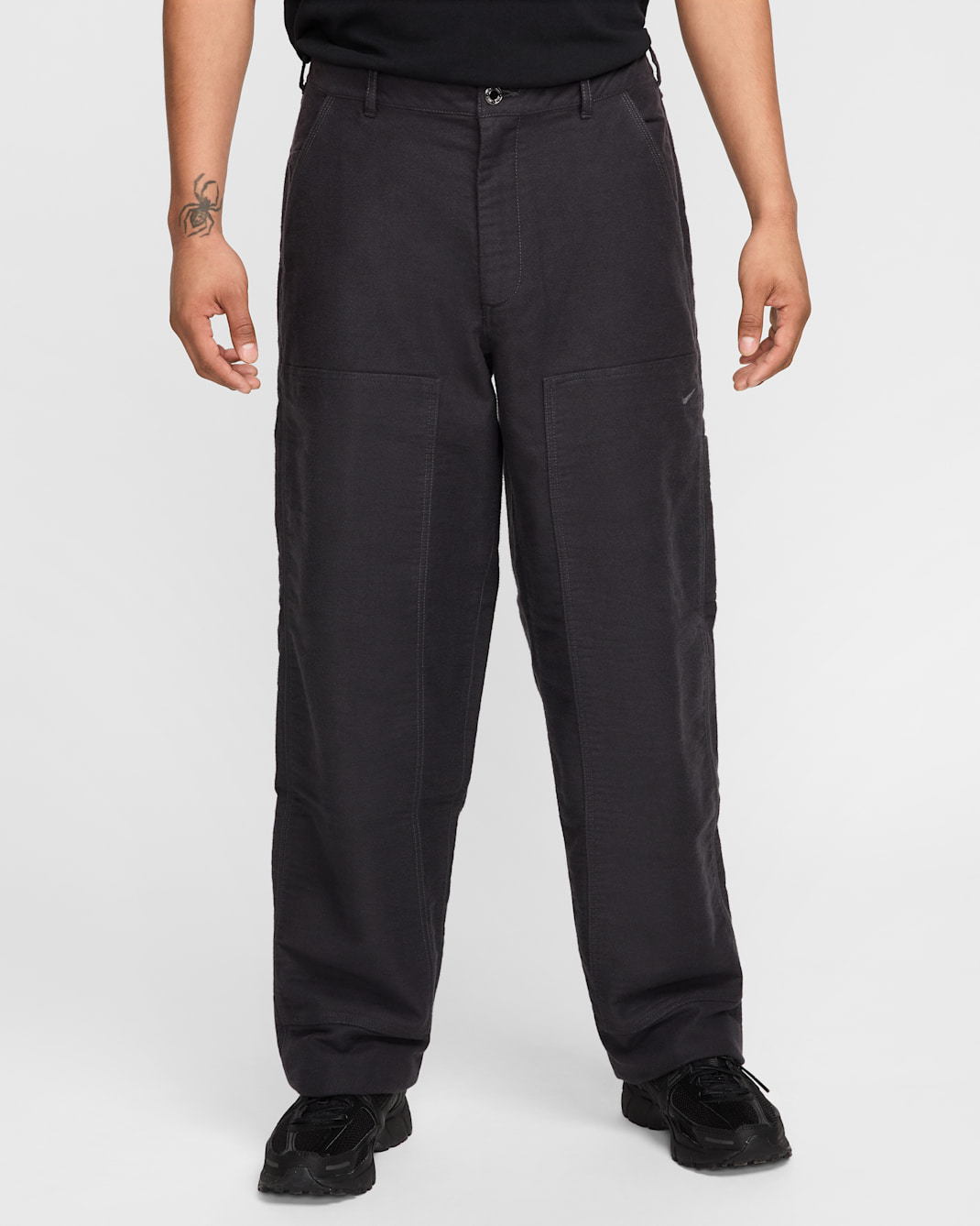 Nike Life Men's Chamois Double-Knee Pants - Anthracite/Anthracite