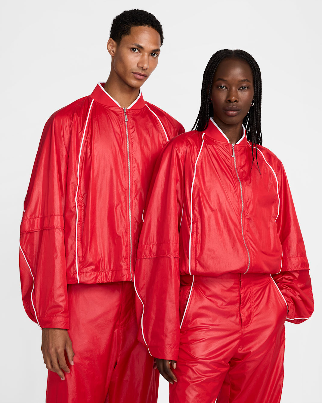 Nike x Jacquemus Track Jacket - University Red/White