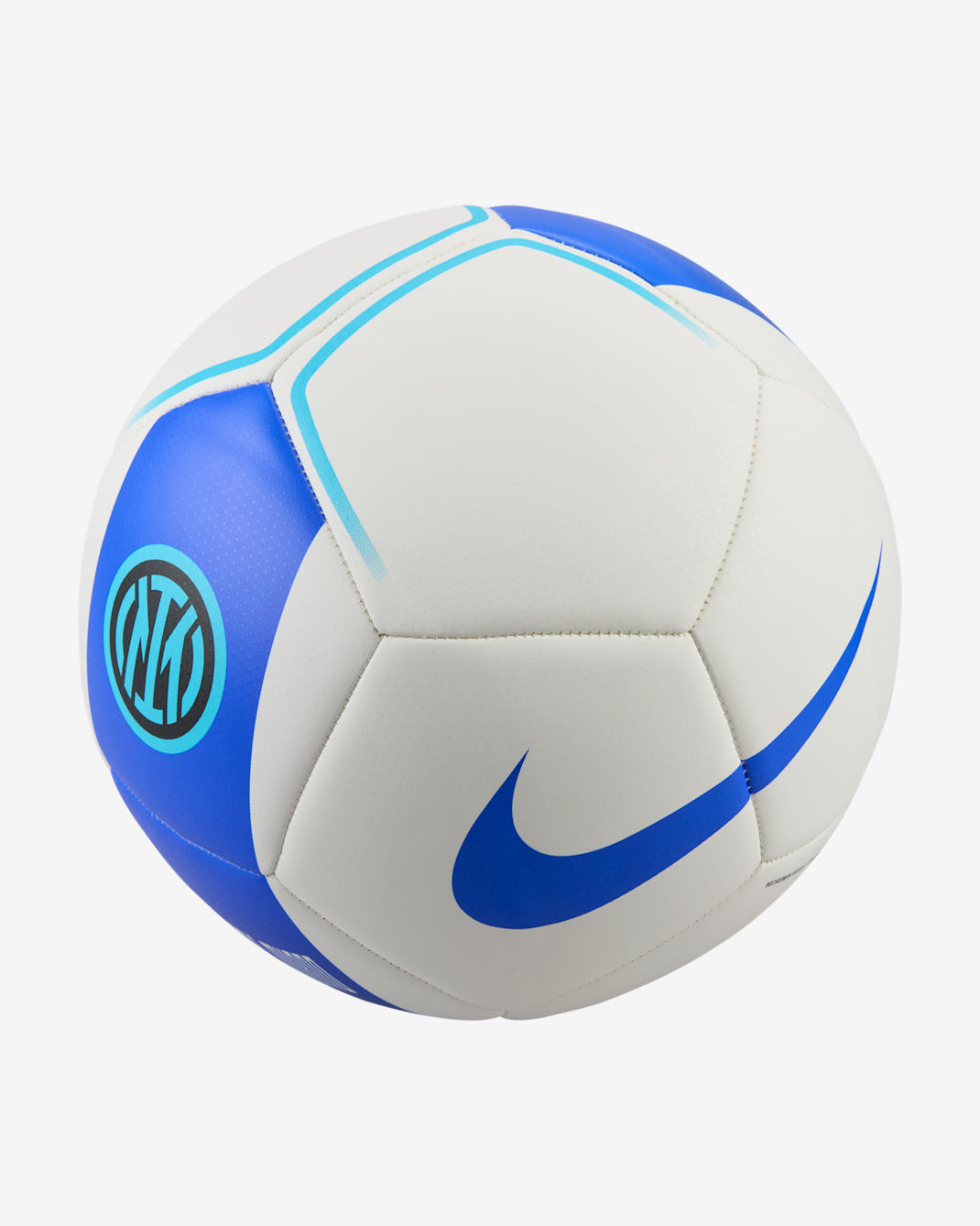 Inter de Milán 2025/2026 Balón Nike Pitch - Blanco/Lyon Blue/Blue Void/Lyon Blue