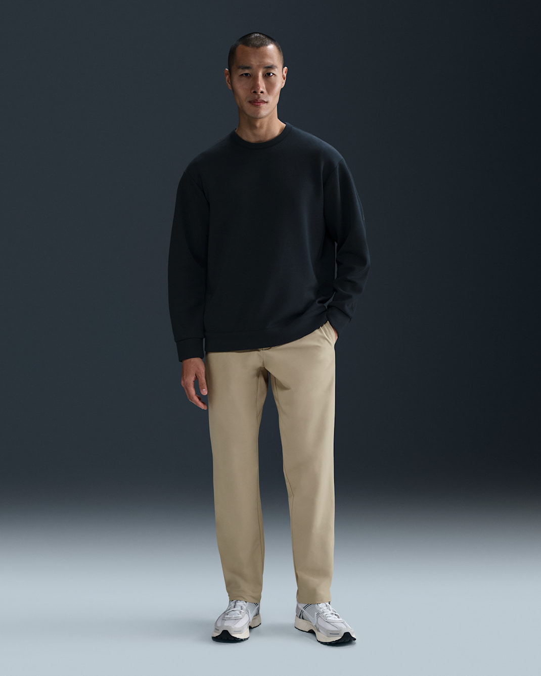 Nike 24.7 PerfectStretch Men's Dri-FIT Regular Chino Trousers - Desert Khaki/Sail/Khaki