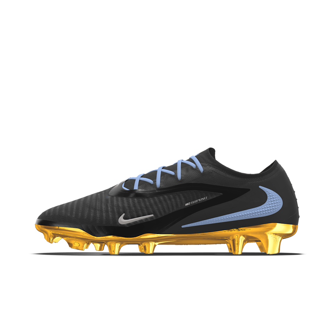 Nike Phantom 6 Low Elite By You Custom Firm-Ground Football Boot - Black/Black/Multi-Colour