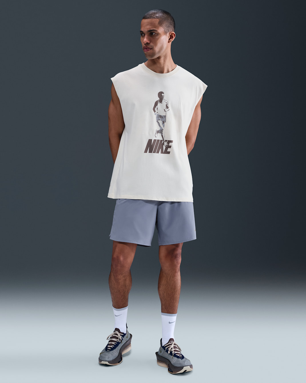 Ανδρικό σορτς για τρέξιμο 2 σε 1 Dri-FIT Nike Challenger 18 cm - World Indigo/World Indigo/Μαύρο