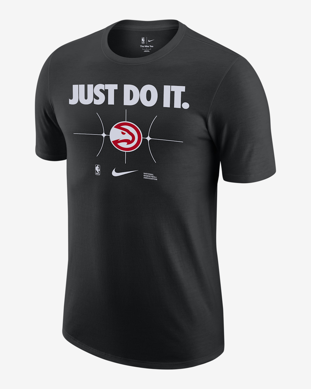 Playera Nike de la NBA para hombre Atlanta Hawks Essential - Negro