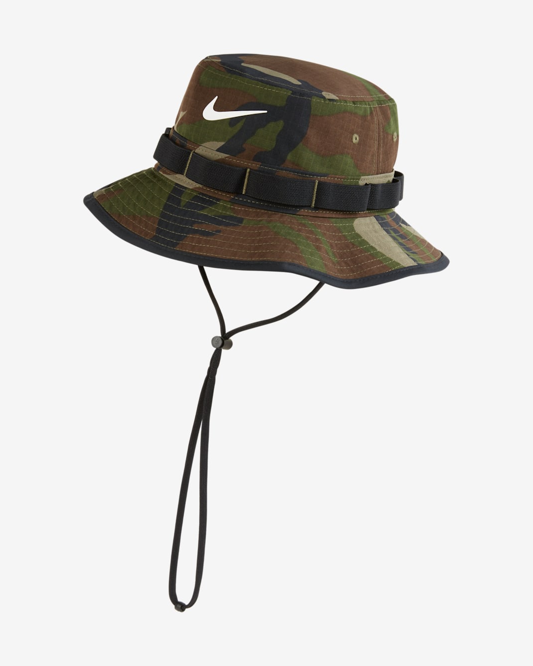 Nike Boonie Camo Bucket Hat - Medium Olive/White
