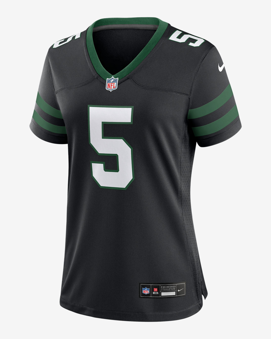 Jersey de fútbol americano Nike de la NFL Game para mujer Garrett Wilson New York Jets - Negro