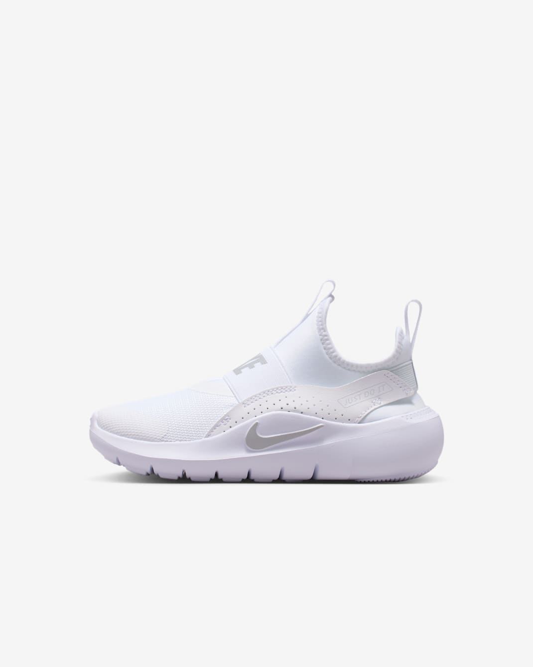 Nike Flex Runner 4 Little Kids' Shoes - White/White/Platinum Tint