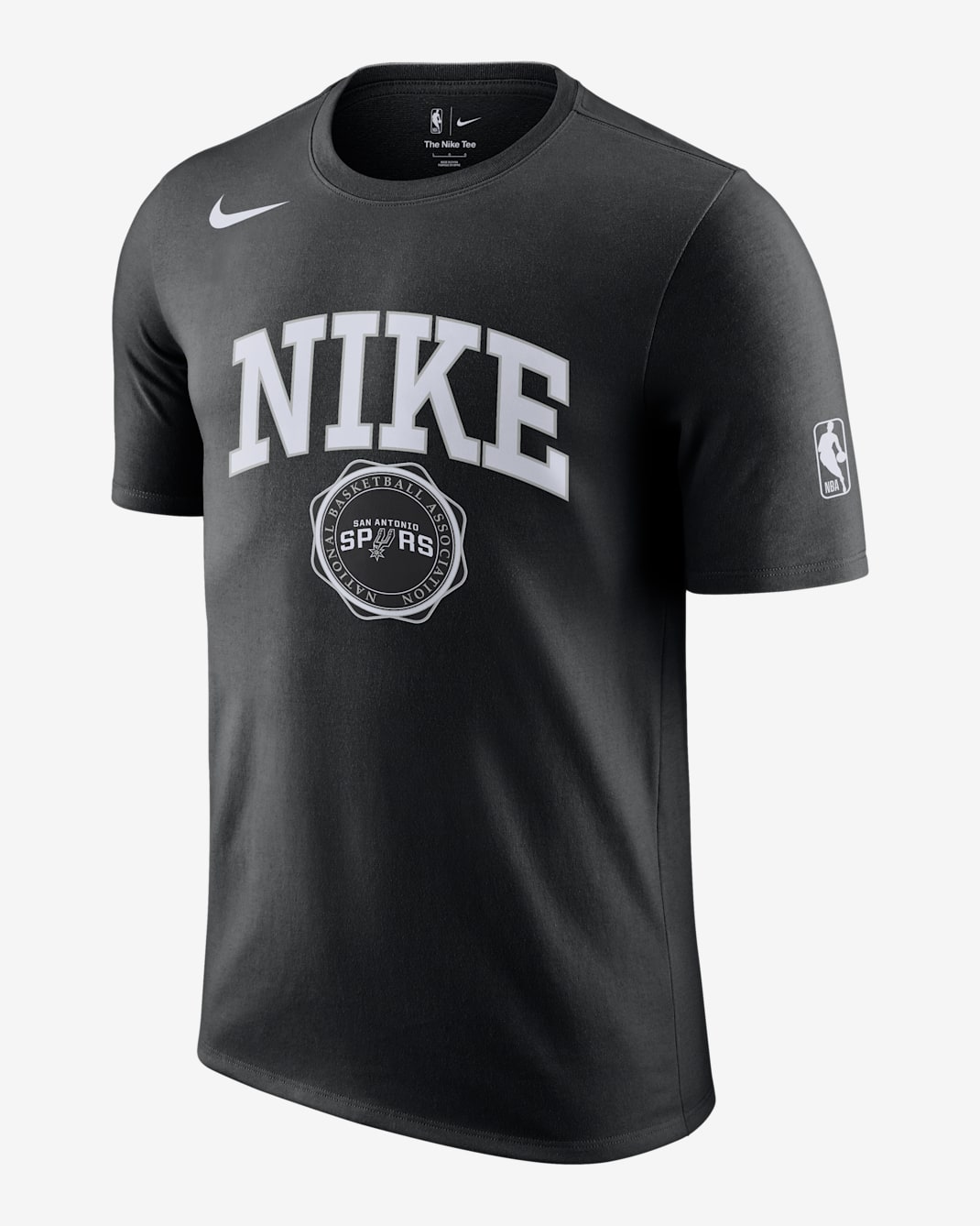 Playera Nike de la NBA para hombre San Antonio Spurs Essential - Negro