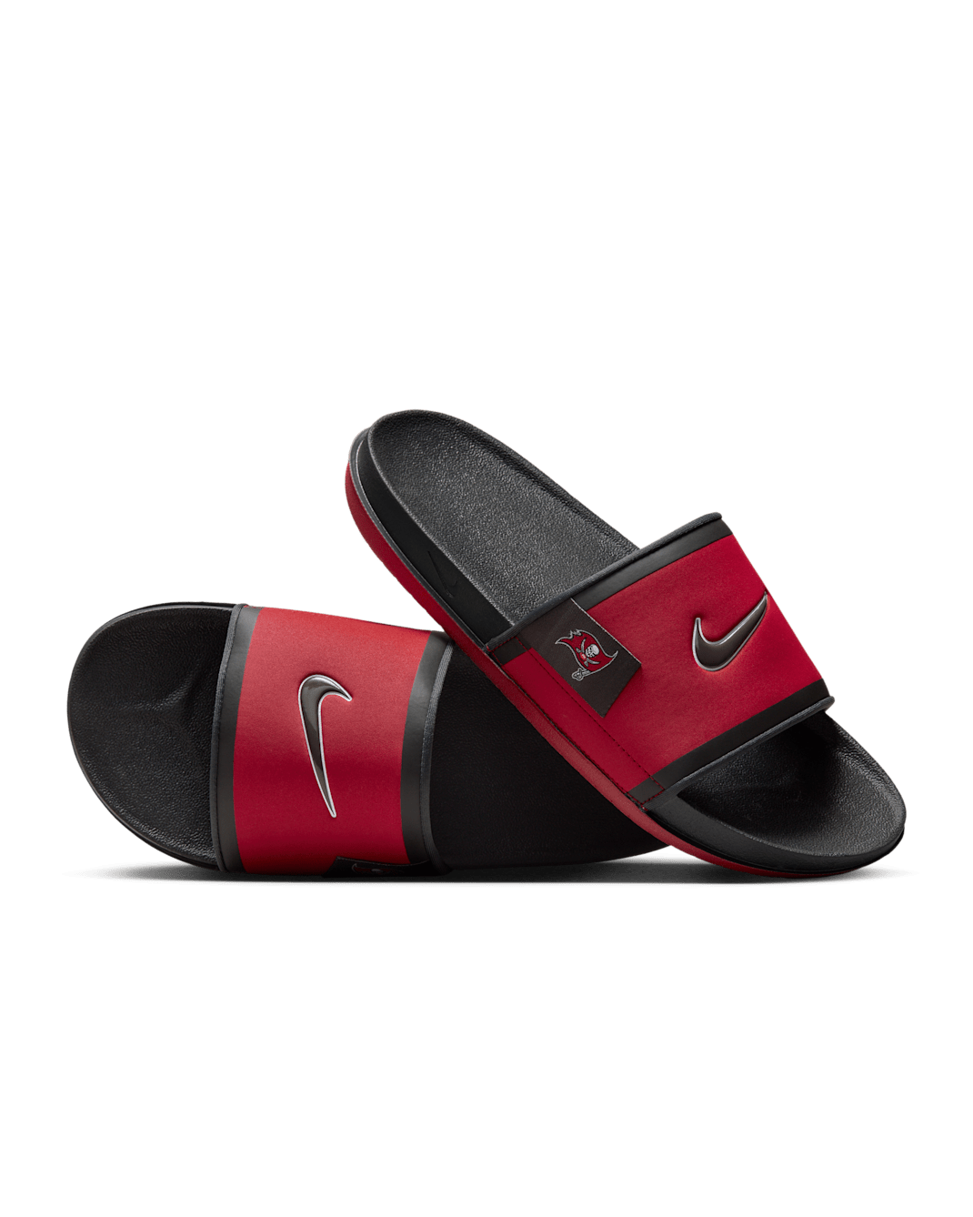 Chanclas Offcourt Nike Offcourt (Tampa Bay Buccaneers) - Rojo gimnasio/Gris humo oscuro/Peltre intenso