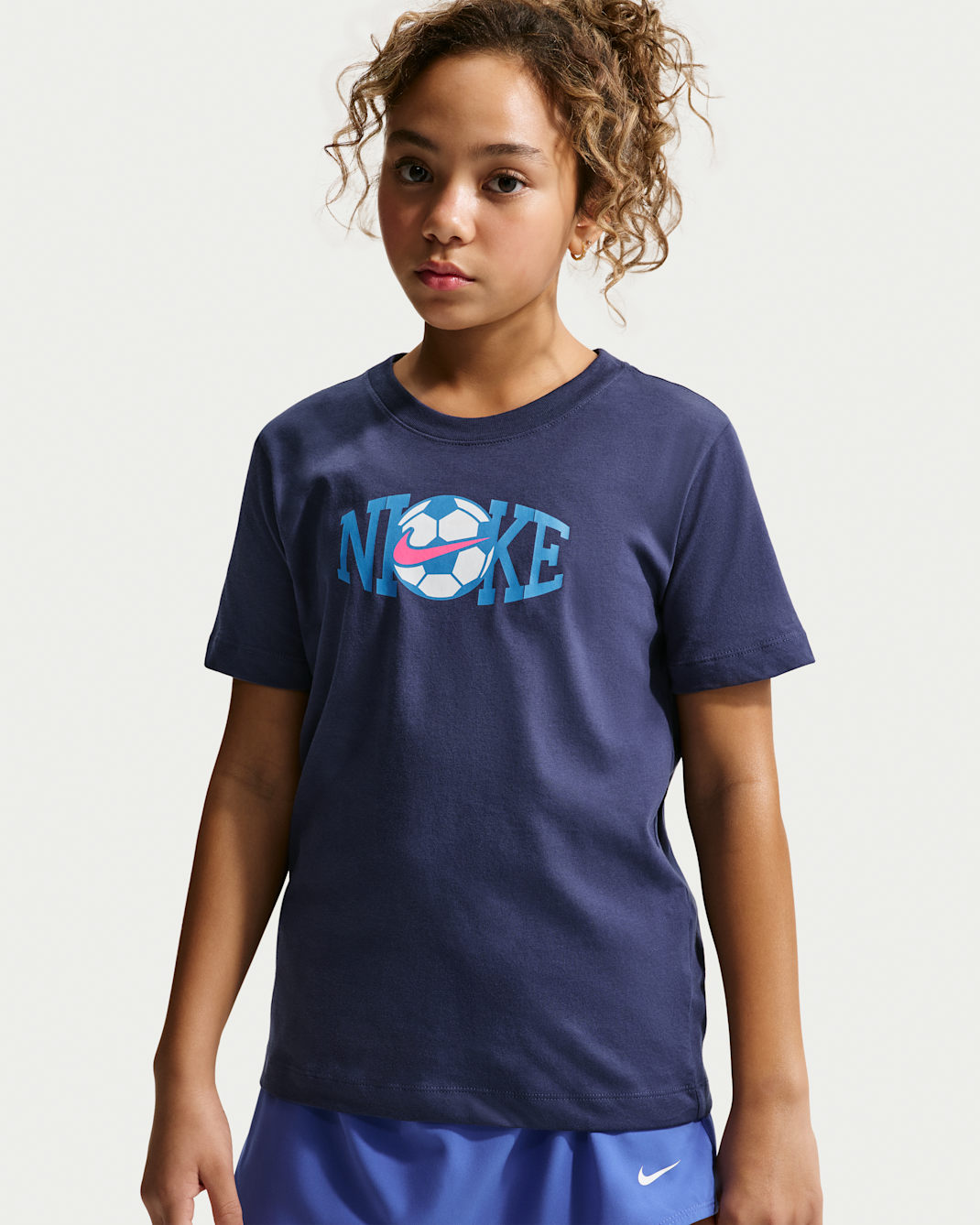 Nike Big Kids' T-Shirt - Midnight Navy