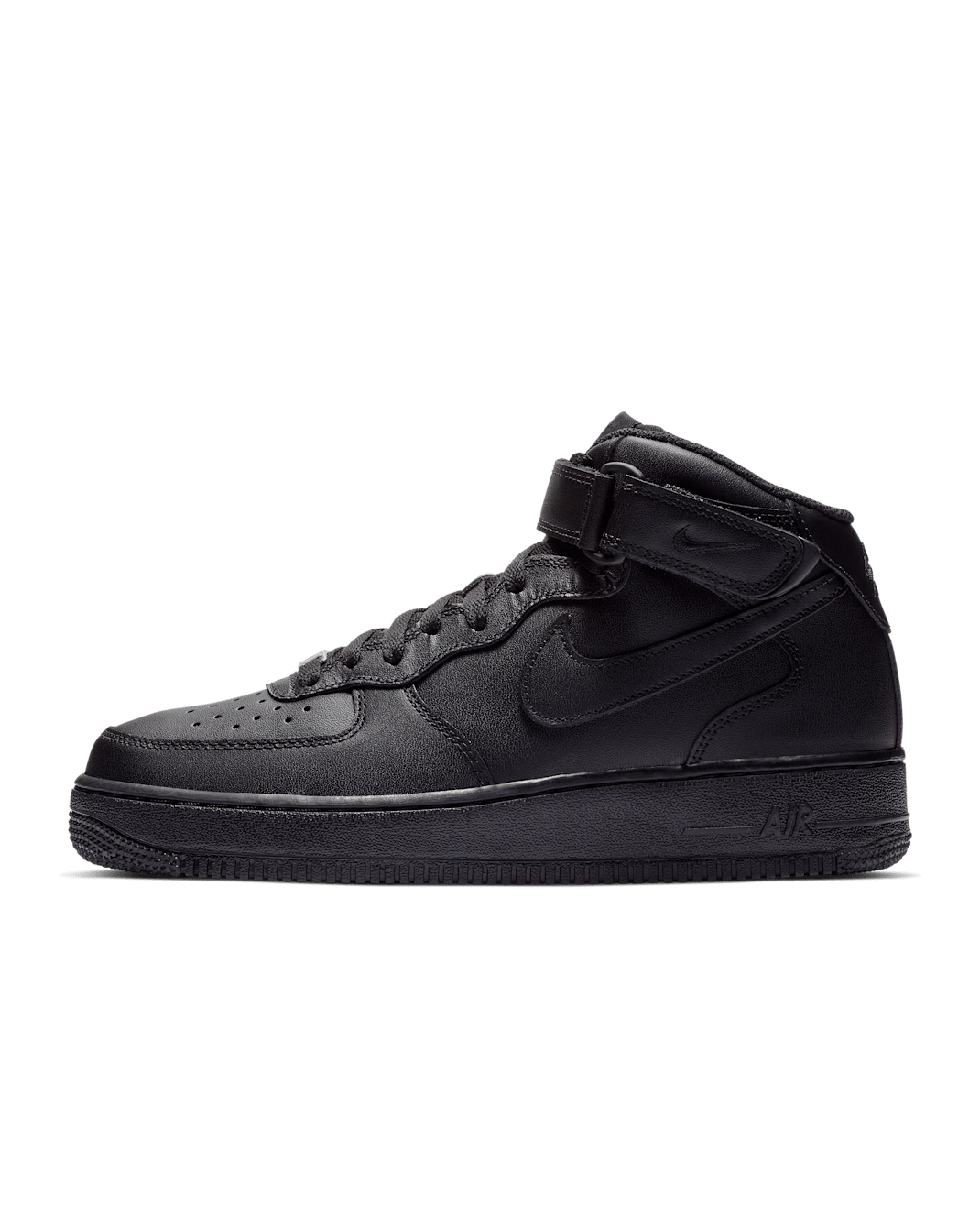 Nike Air Force 1 Mid '07-sko til mænd - sort/sort