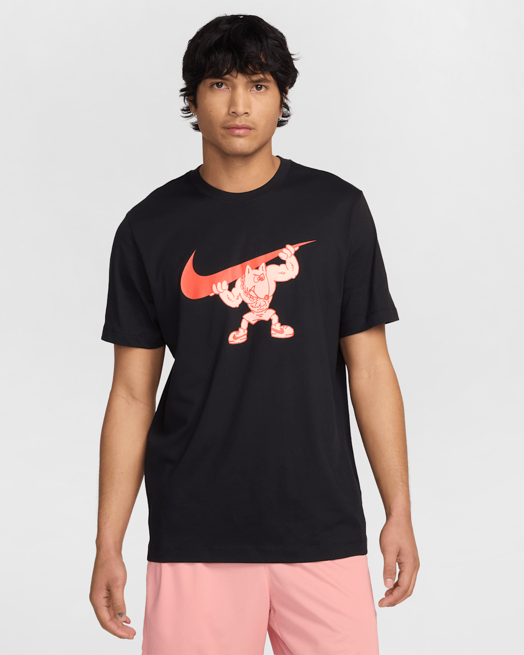 Nike Men's Fitness T-Shirt - Black