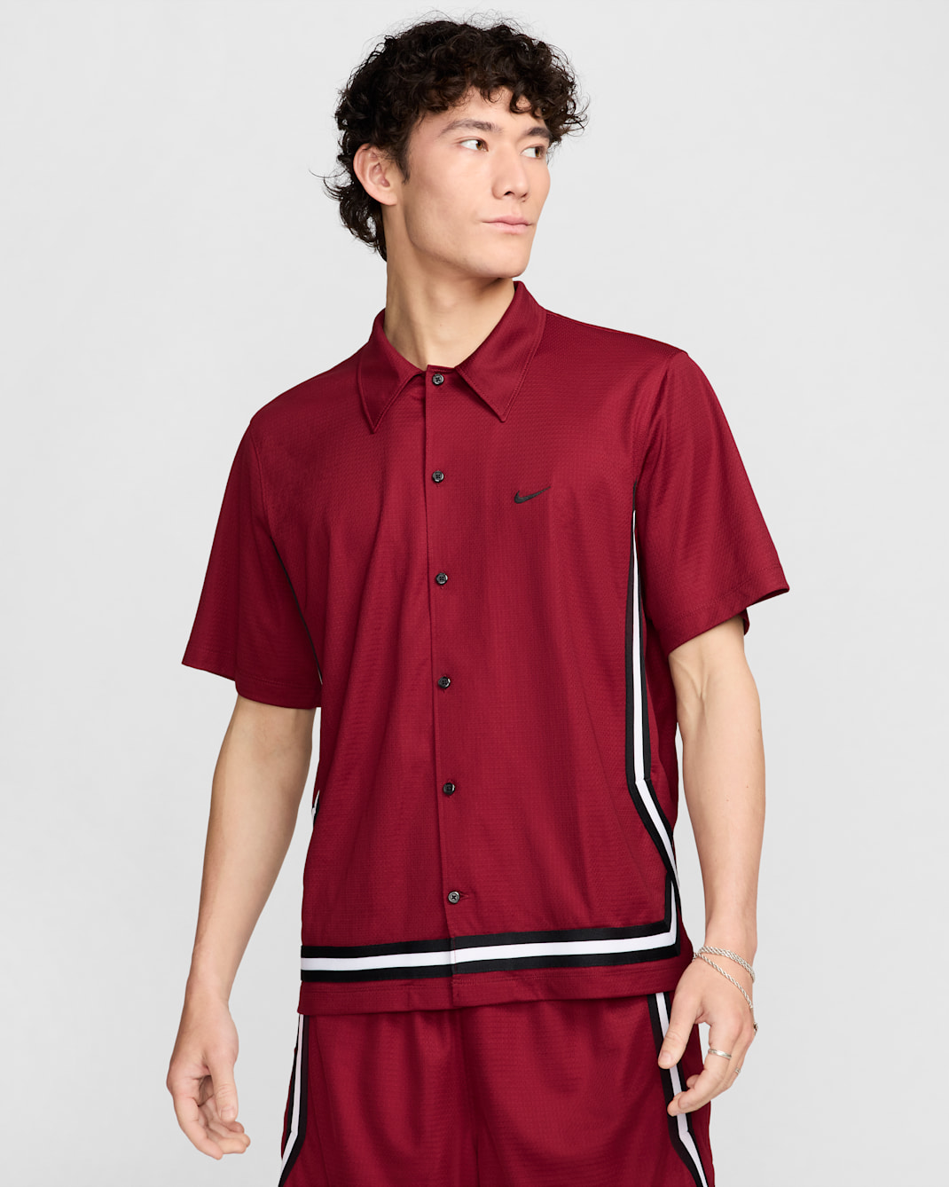 Nike DNA Crossover Men's Dri-FIT Short-Sleeve Basketball Top - Team Red/Black