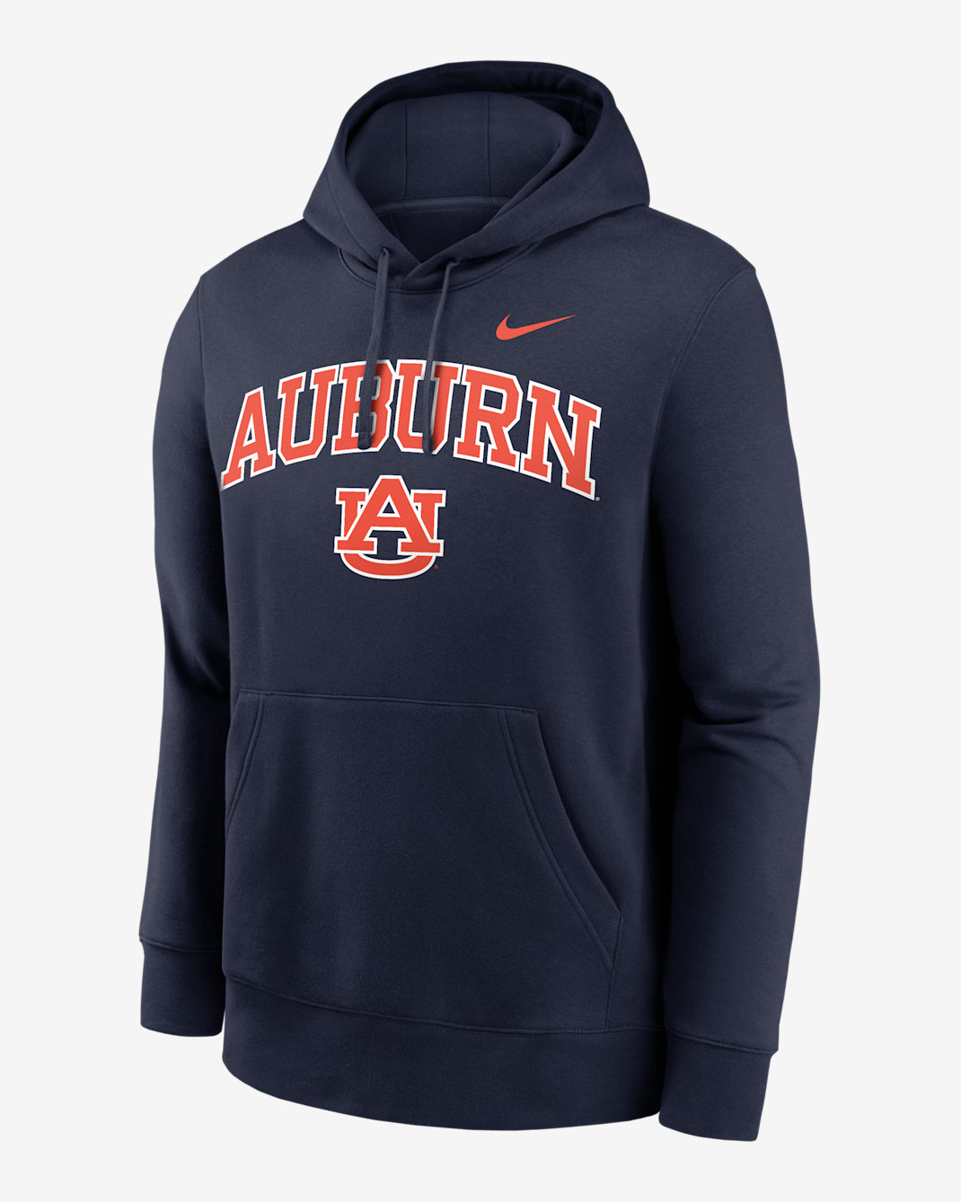 Auburn Arch Men's Nike College Pullover Hoodie - Navy