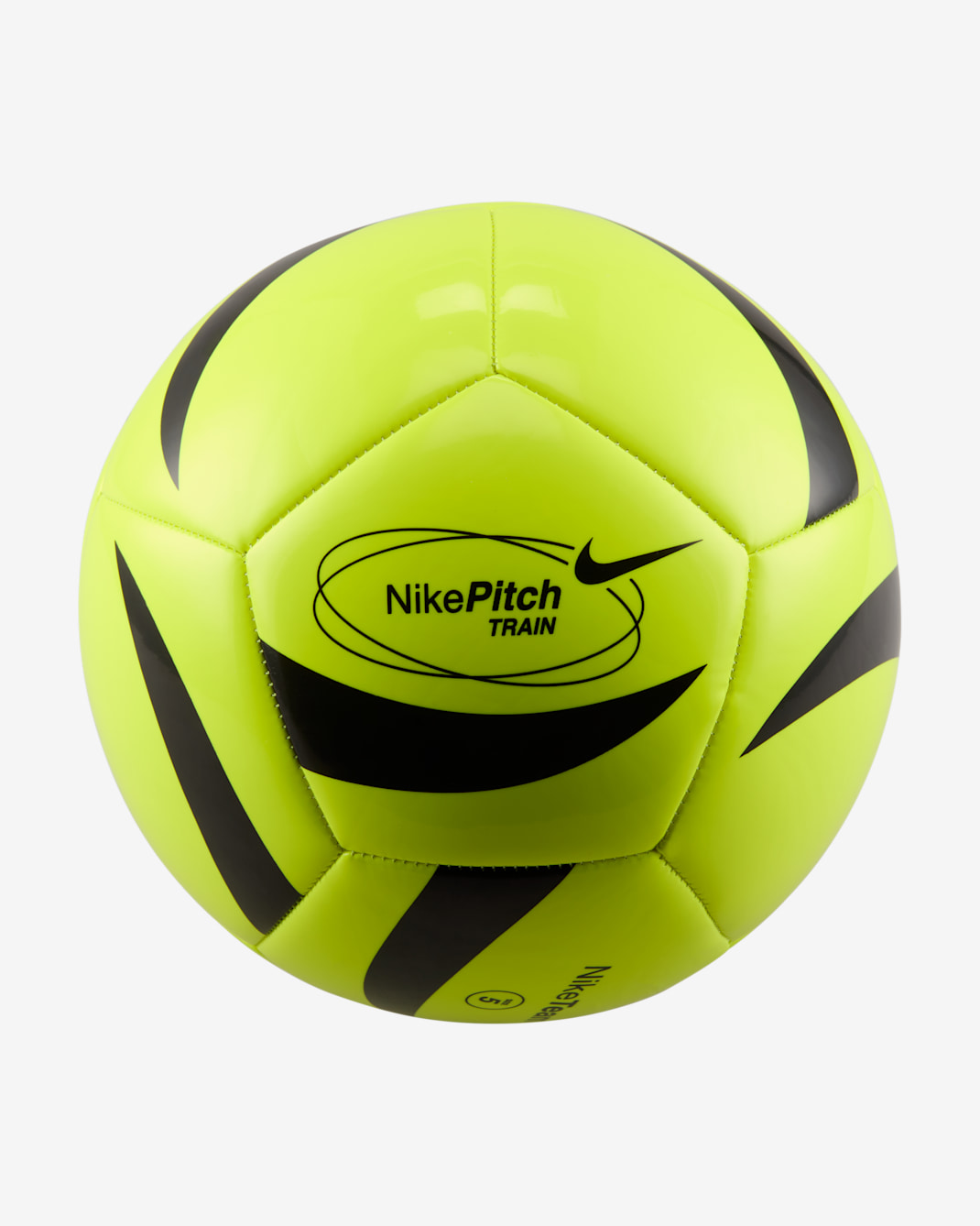 Balón de entrenamiento de fútbol Nike Pitch - Volt/Negro/Negro